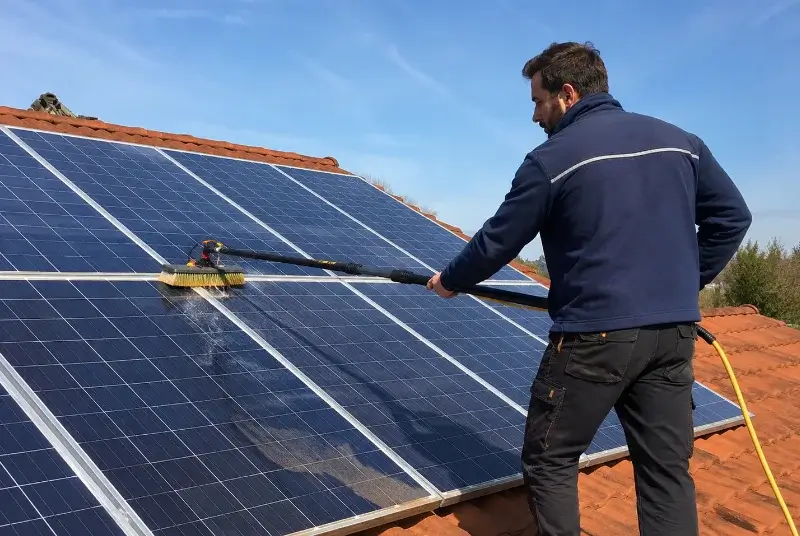 Nettoyage et entretien de panneaux solaires à Mauguio