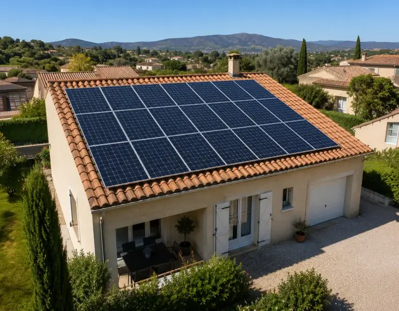 Prime à l'autoconsommation panneaux solaires Mauguio — aide financière de l'État